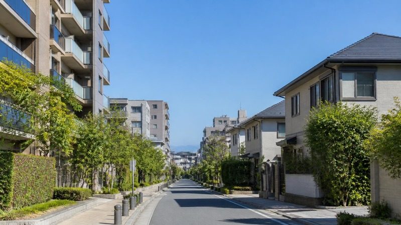 福岡市の住宅街のイメージ